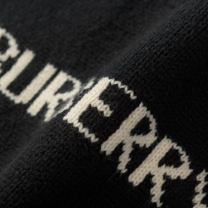 Burberry Knight Wool Cashmere Sweater "Black"