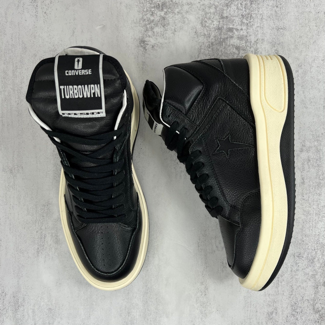 Rick Owens x Converse TURBOWPN High "Black-Beige"