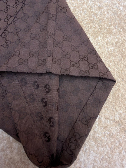 Gucci GG Canvas Linen Blend Shorts "Brown"