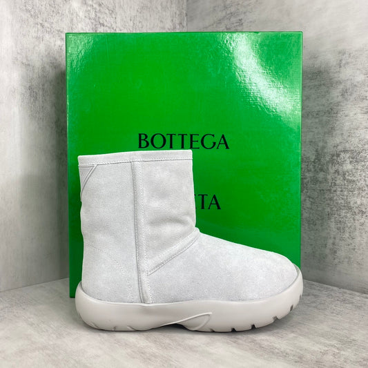 Bottega Veneta Snap Ankle Boot "Grey"