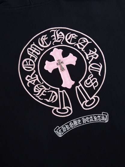 Chrome Hearts Hoodie "Black-Pink"