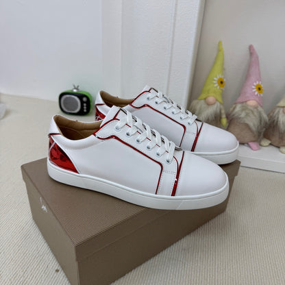 Christian Louboutin Fun Louise Junior "White-Red"