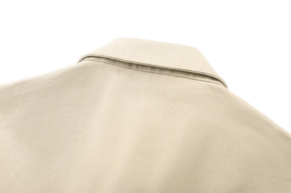Prada Denim Blouson Jacket "Sand"