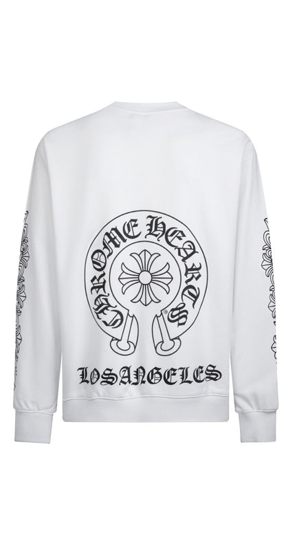 Chrome Hearts Sweatshirt "White-Black"