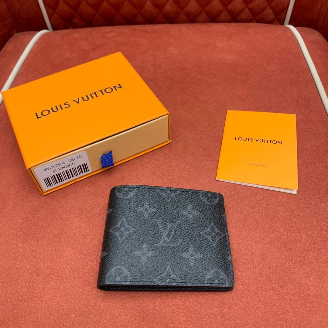 Louis Vuitton Slender Wallet "Monogram Eclipse"
