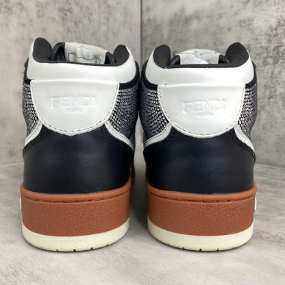 Fendi Match High-Top "Black-White" Crystals