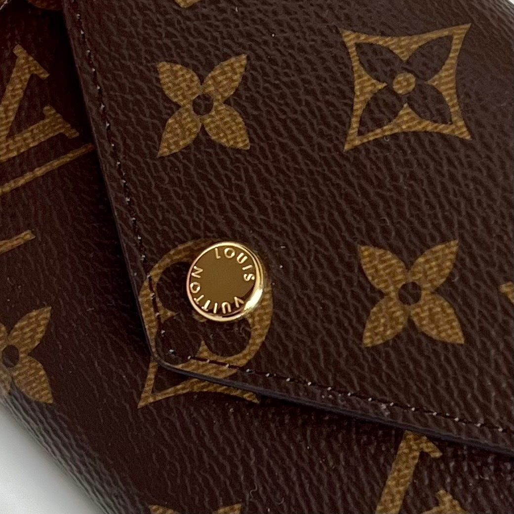 Louis Vuitton Victorine Wallet "Monogram Eclipse Canvas"