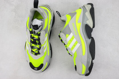 Balenciaga x Adidas Triple S "Fluo Yellow"