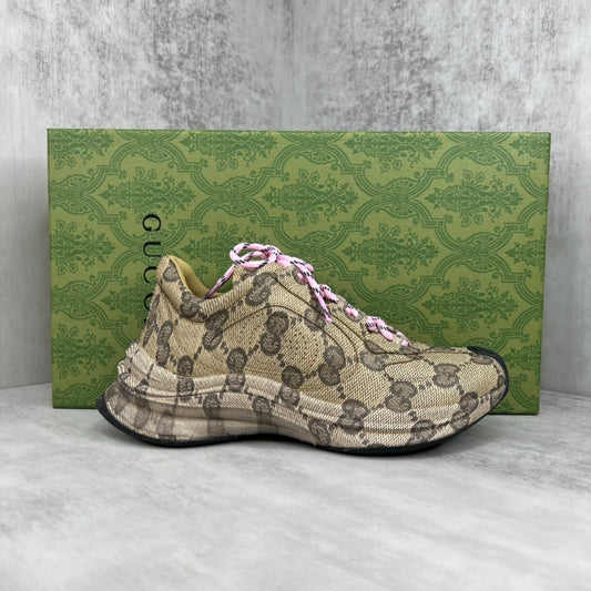 Gucci Run "Beige-Black Monogram"