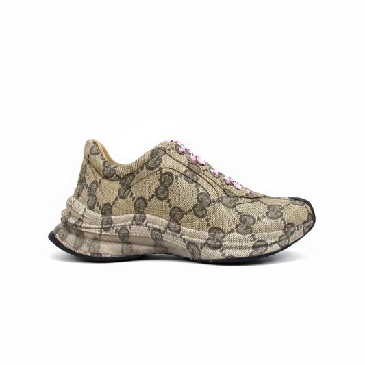 Gucci Run "Beige-Black Monogram"