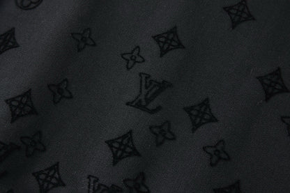 Louis Vuitton Flock Print Gradient Long-Sleeved Crewneck "Black"