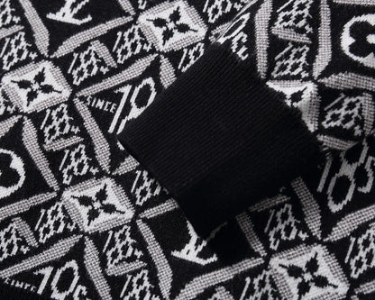 Louis Vuitton Sweater "Black-White Monogram"