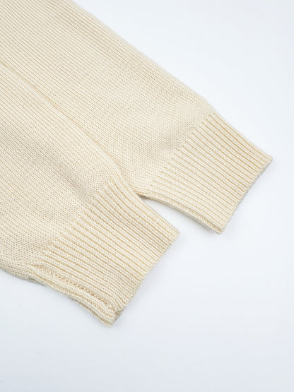 Dior Ribbon Sweater "White Wool Jersey"
