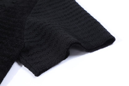 Louis Vuitton Graphic Jacquard Short-Sleeved Crewneck "Black"