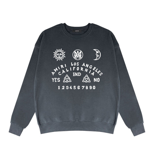 Amiri Ouija Board Sweatshirt "Grey-White"