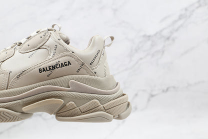 Balenciaga Triple S "Beige-All Over Logo"