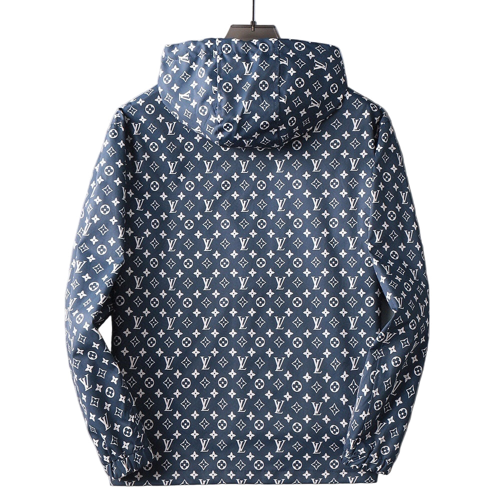 Louis Vuitton Monogram Windbreaker Jacket "Blue"