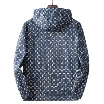 Louis Vuitton Monogram Windbreaker Jacket "Blue"