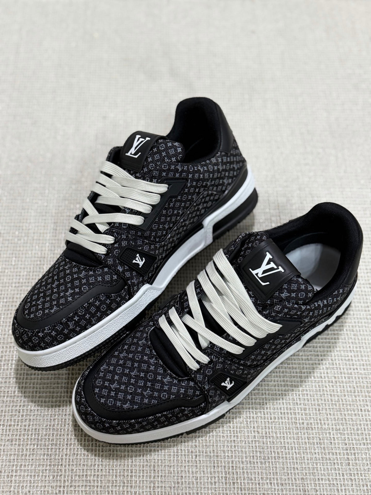 Louis Vuitton LV Trainer Sneaker "Black Denim"