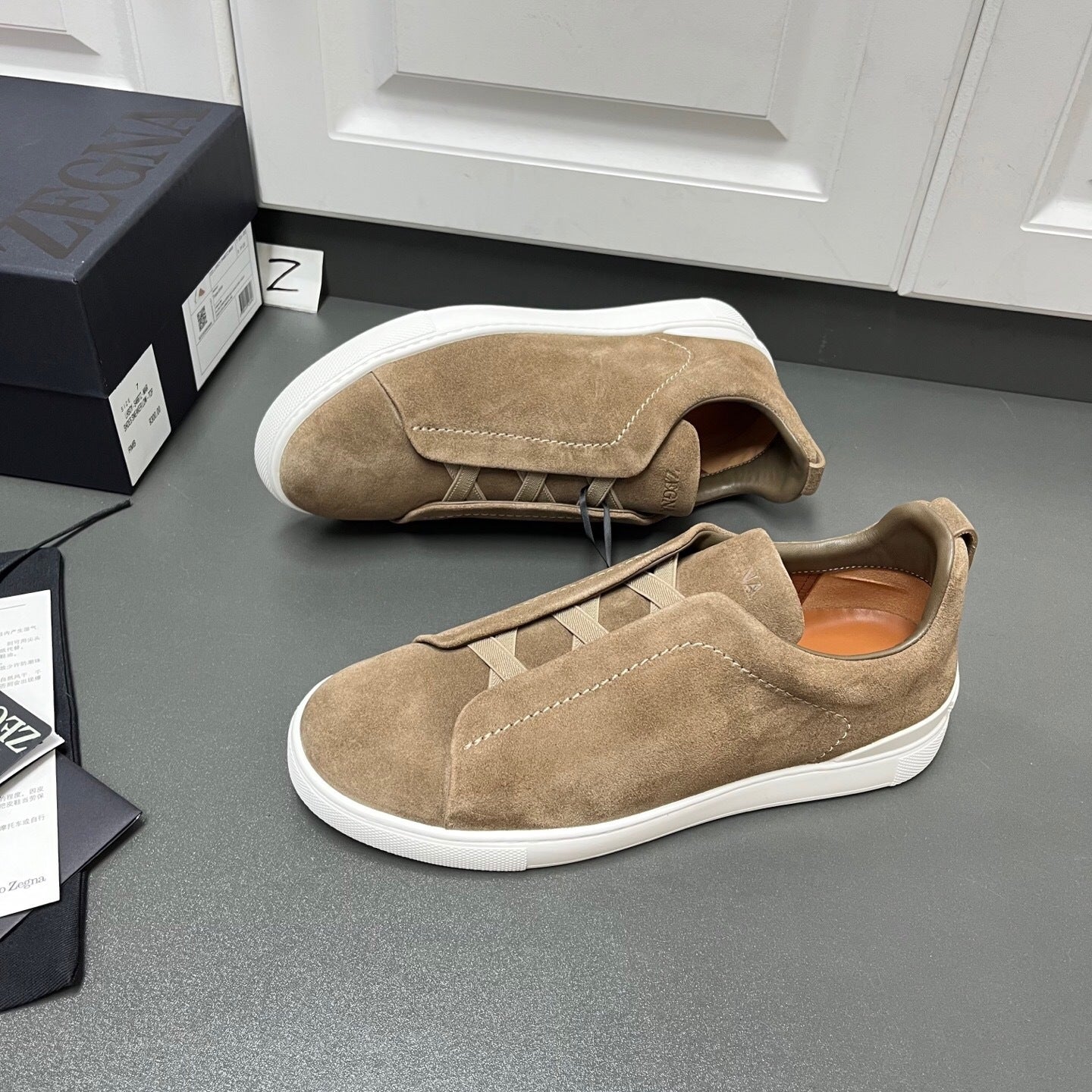 Zegna Triple Stitch "Beige"