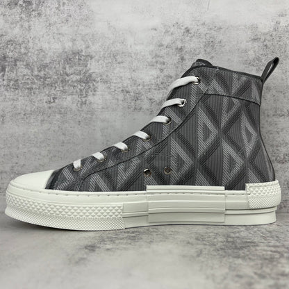 Dior B23 High-Top "Grey CD Diamonds"