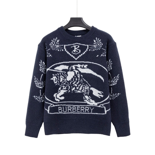 Burberry Knight Sweater "Navy Blue"
