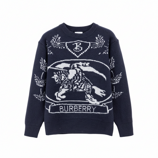 Burberry Knight Sweater "Navy Blue"