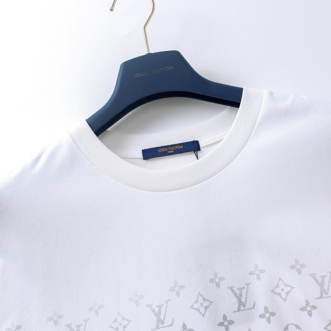 Louis Vuitton Gradient Monogram T-Shirt "White-Black"