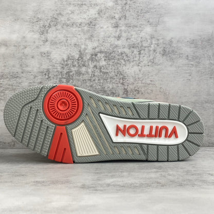 Louis Vuitton Trainers "Orange-Beige-Black"