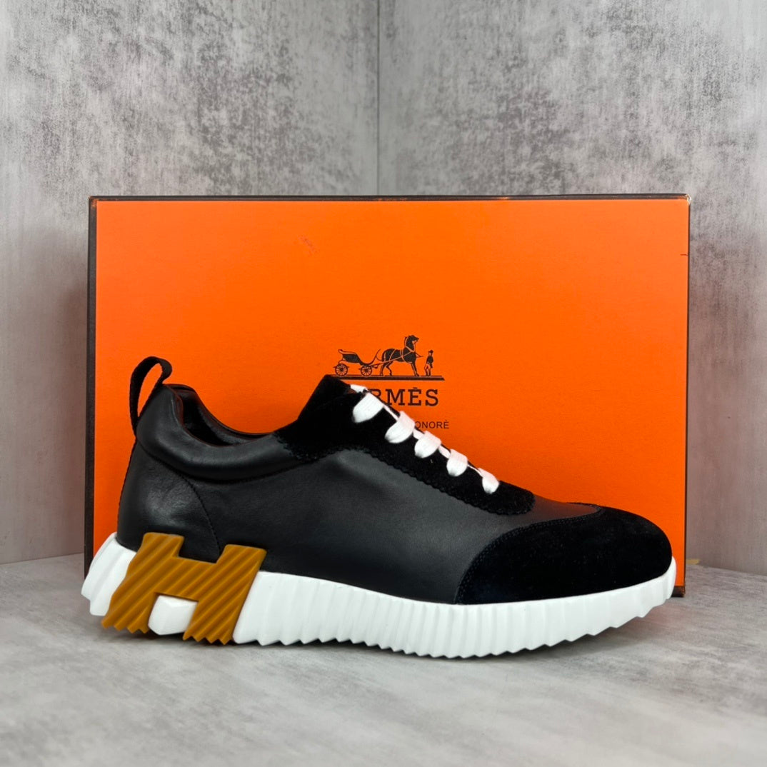 Hermes Bouncing Sneakers "Black-White"