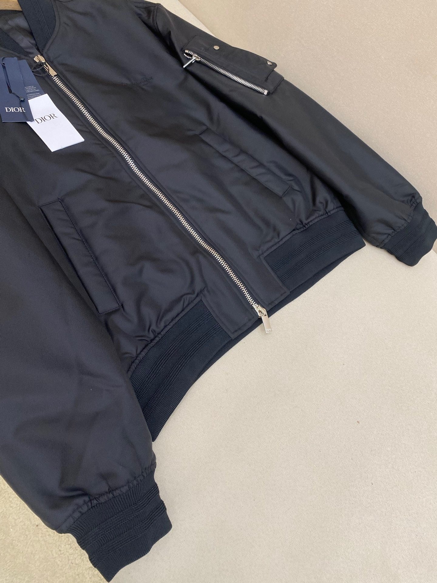 Dior Saddle Pocket Bomber Jacket "Black"