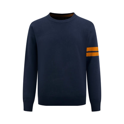 Zegna High Performance Wool Crewneck Sweater "Navy Blue"