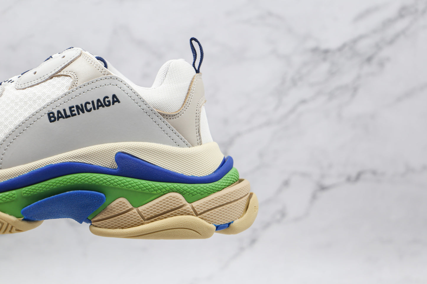 Balenciaga Triple S "Grey-Blue-Green Sole"