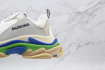 Balenciaga Triple S "Grey-Blue-Green Sole"