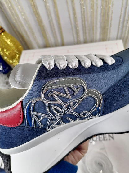 Alexander McQueen Sprint Runner "Blue-Silver"