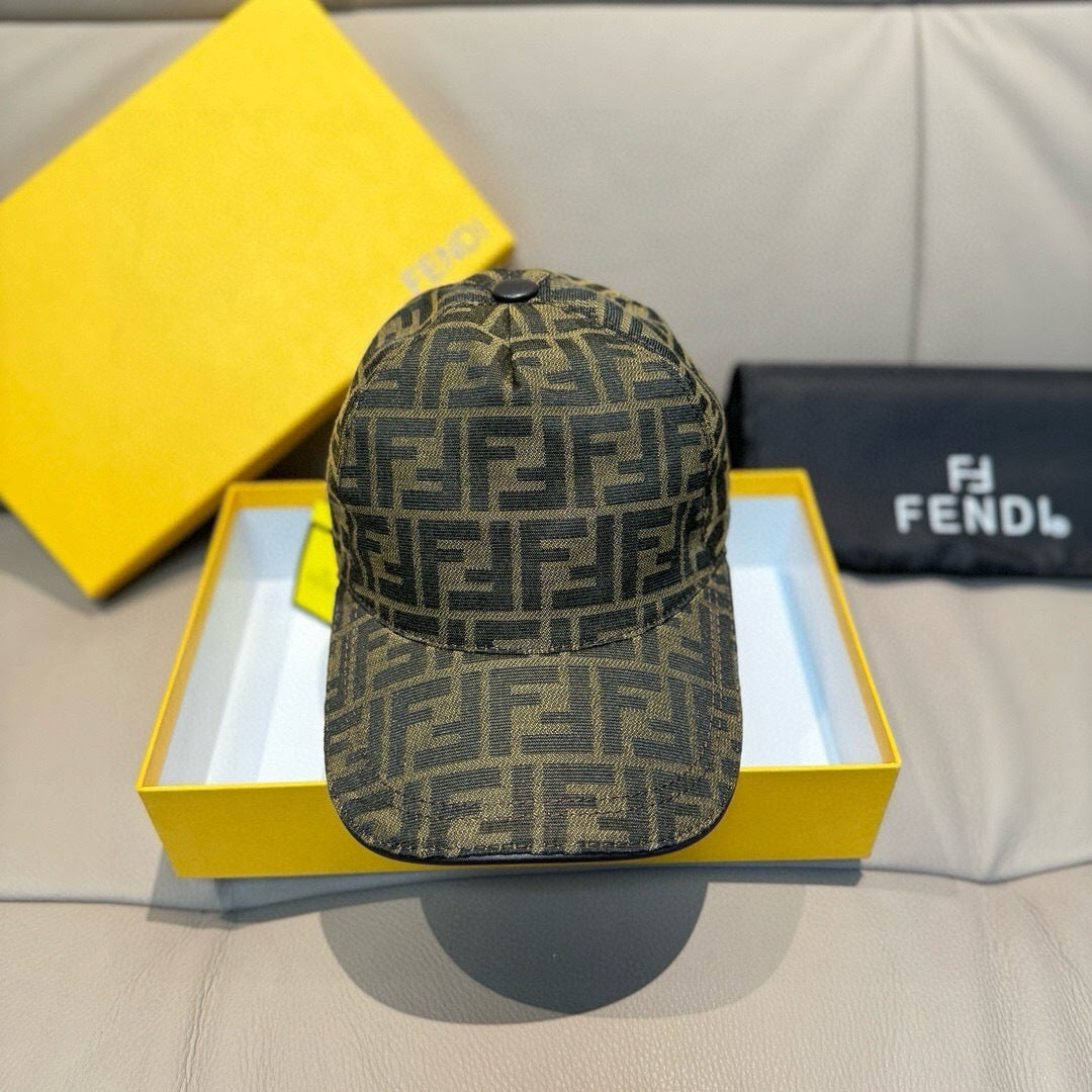 Fendi FF Jacquard Baseball Cap
