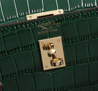 Hermès Aligator Leather Mini Kelly 20