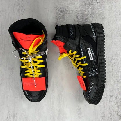 Off-White Off-Court High "Black Graffiti"
