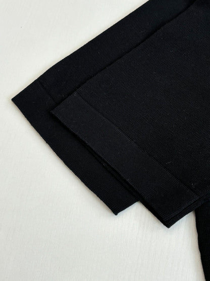 Dior Icons Polo Shirt "Black Cotton and Silk Jersey"
