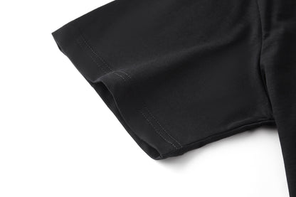 Dior and Descente T-Shirt "Black Cotton Jersey"
