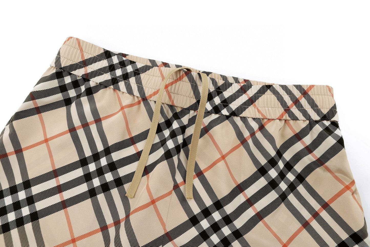 Burberry Check Silk Shorts