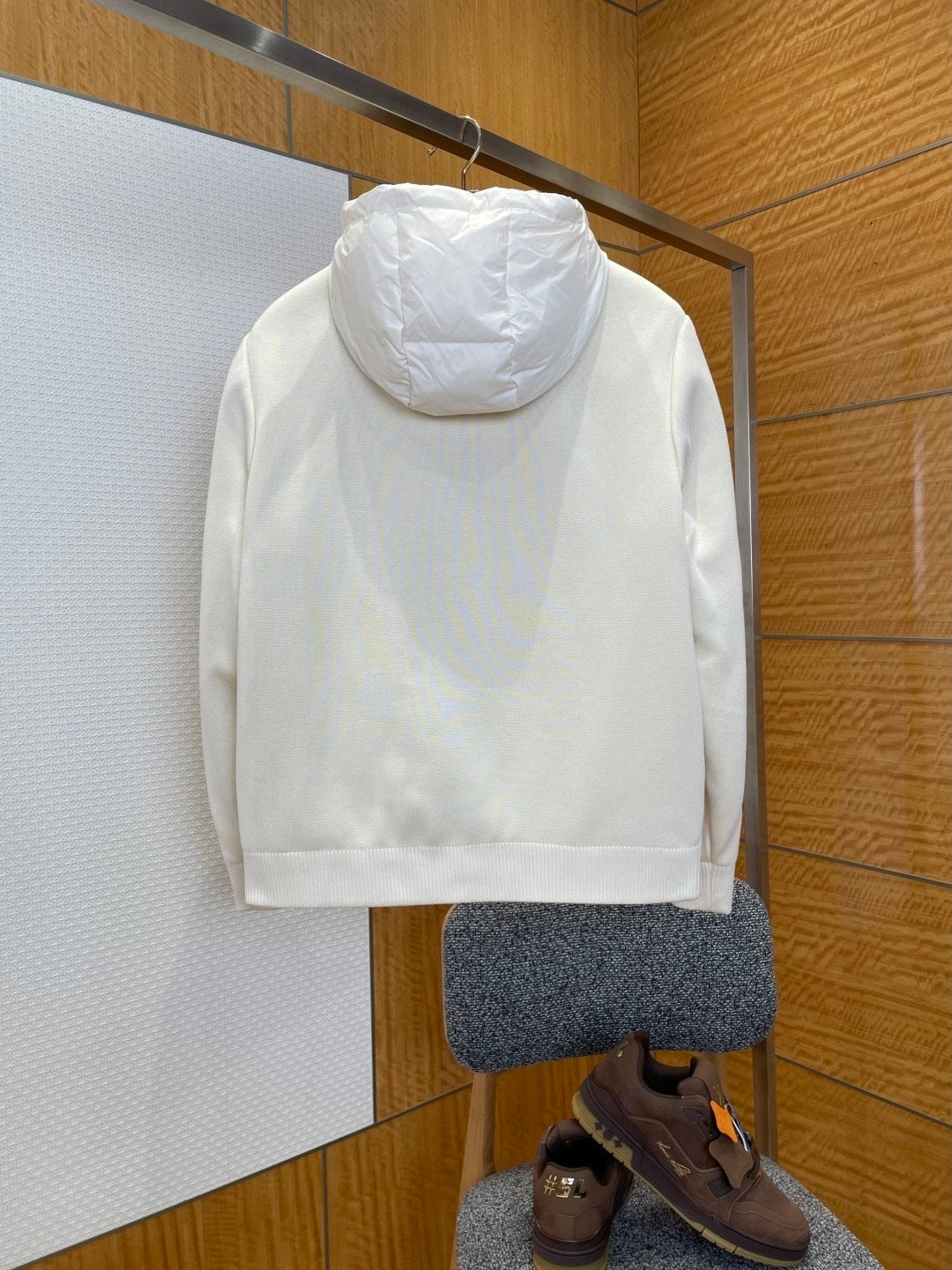 Moncler Hybrid Down Jacket "White"