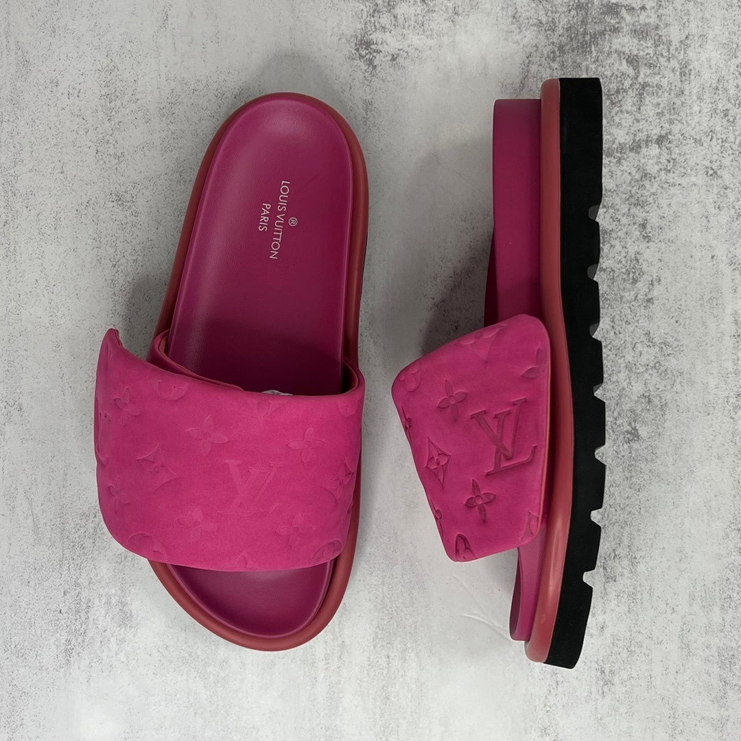 Louis Vuitton Slides "Pink-Black"