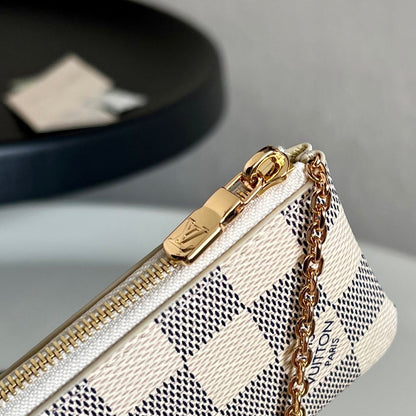 Louis Vuitton Key Pouch "Damier Azur"