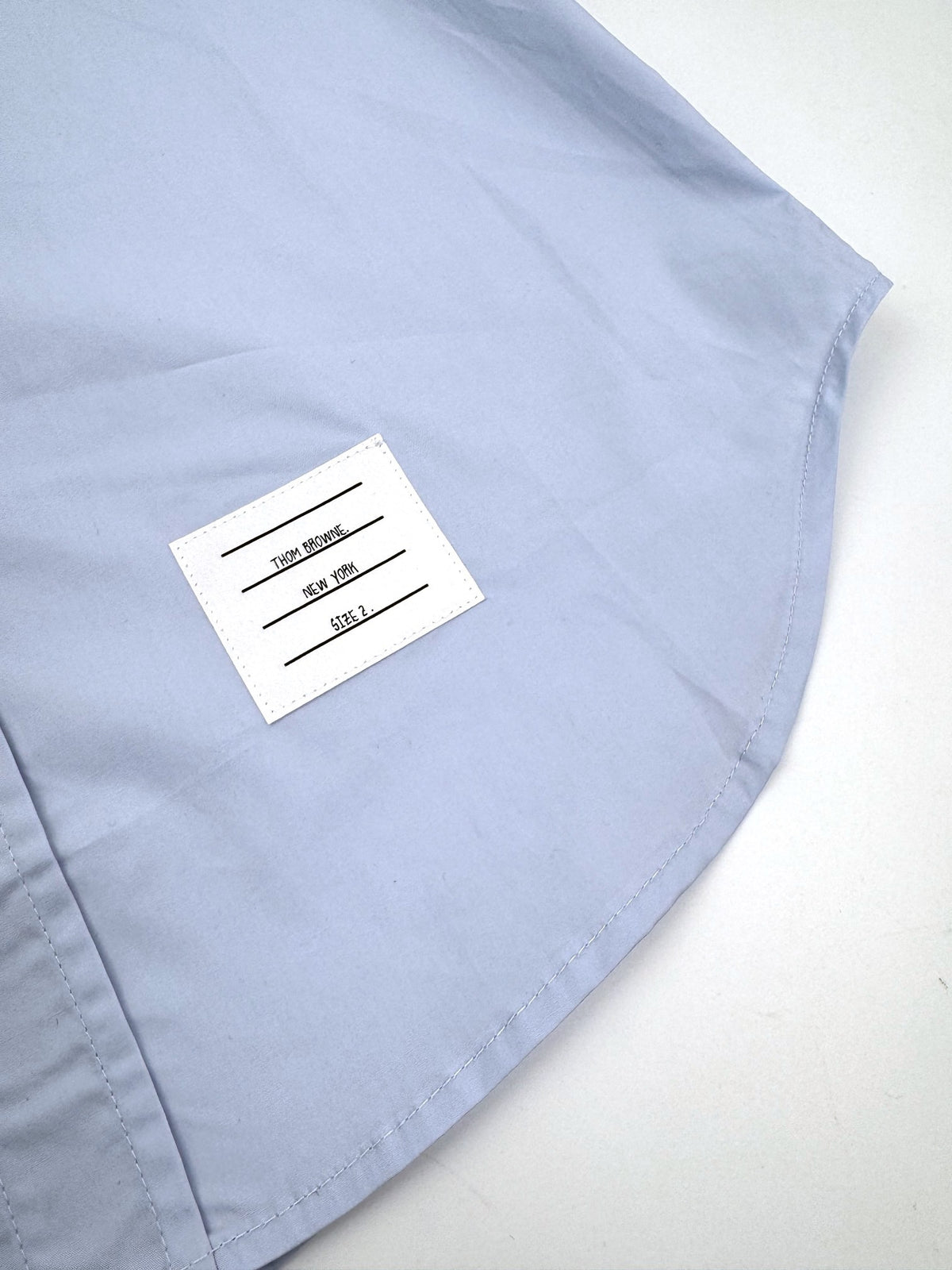 Thom Browne Cotton Armband Shirt "Blue"