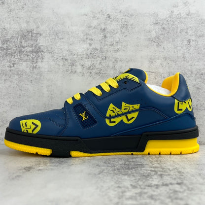 Louis Vuitton Trainers "Blue-Yellow"