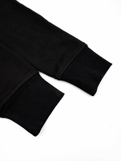 Ami Paris Zip-Up Hoodie "Black"