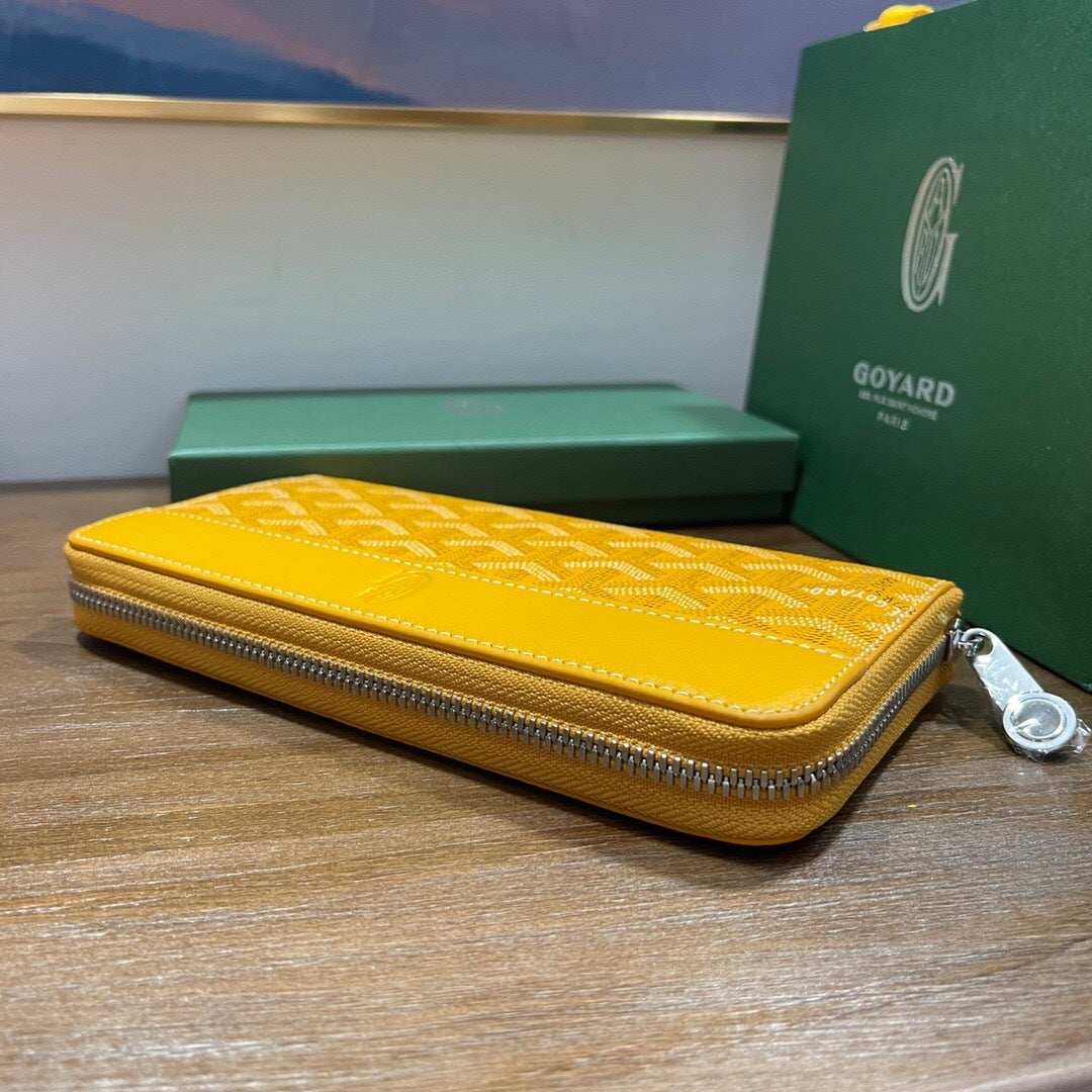Goyard Matignon GM Wallet "Yellow"