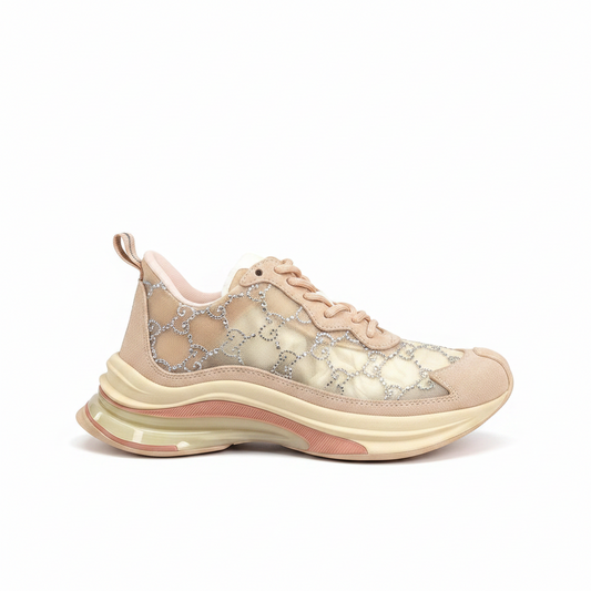 Gucci Run "Pink " Crystals