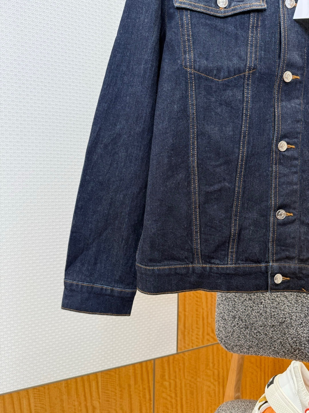 Dior Oblique Jacket Blue Raw Cotton Denim